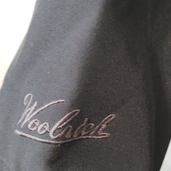 Deadstock Womens medium 3/4 length Woolrich jacket black vintage early 2000s - Picture 7 of 9